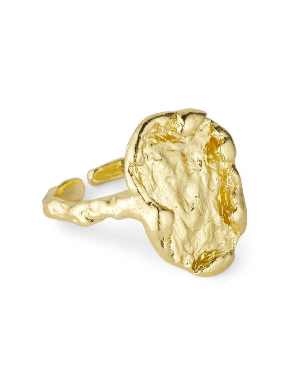 Pure By Nat - Delilah Ring top Guldbelagt