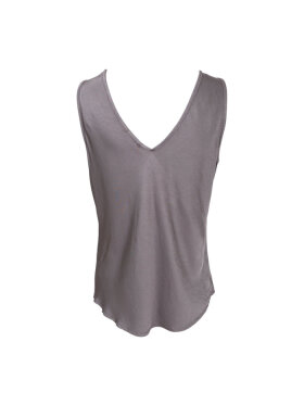Black Colour - BCMabel Double V-Neck Top Taupe Black Colour - BCMabel Double V-Neck Top Taupe