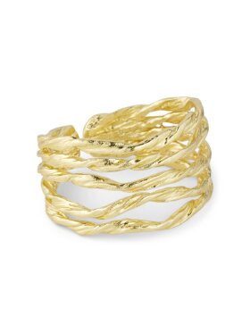Pure By Nat - Willow 5-Ring guldbelagt Pure By Nat - Willow 5-Ring guldbelagt
