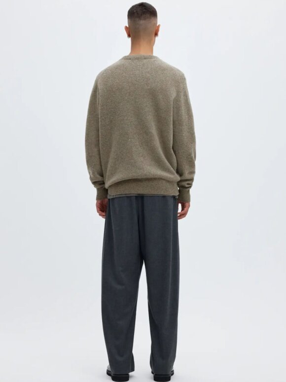 ANNARR - ANRragi LS Knit Wool Crew Neck