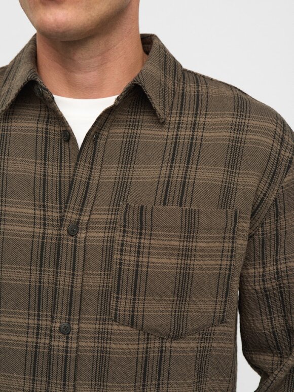 Anerkjendt - AKOtto Check3 LS Shirt