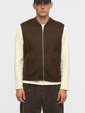 Anerkjendt - AKROBIN BOILED WOOD GILET Anerkjendt - AKROBIN BOILED WOOD GILET