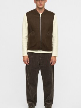Anerkjendt - AKROBIN BOILED WOOD GILET Anerkjendt - AKROBIN BOILED WOOD GILET