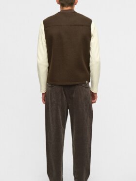 Anerkjendt - AKROBIN BOILED WOOD GILET Anerkjendt - AKROBIN BOILED WOOD GILET