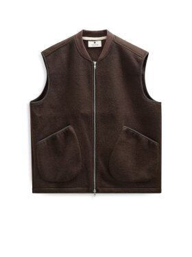 Anerkjendt - AKROBIN BOILED WOOD GILET Anerkjendt - AKROBIN BOILED WOOD GILET