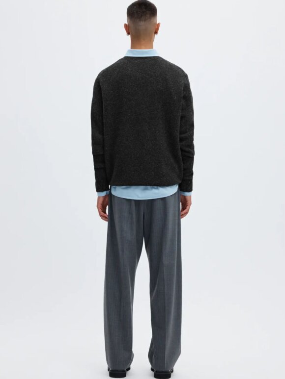 ANNARR - ANRragi LS Knit Wool Crew Neck