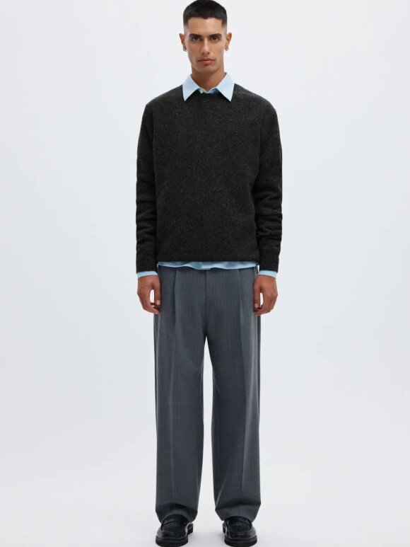 ANNARR - ANRragi LS Knit Wool Crew Neck