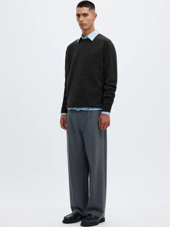 ANNARR - ANRragi LS Knit Wool Crew Neck