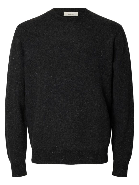 ANNARR - ANRragi LS Knit Wool Crew Neck
