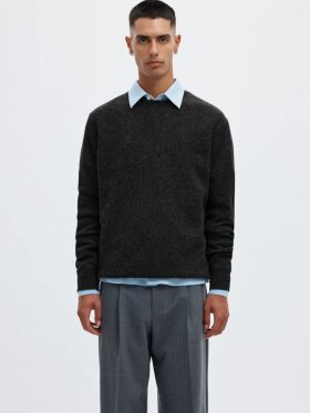 ANNARR - ANRragi LS Knit Wool Crew Neck