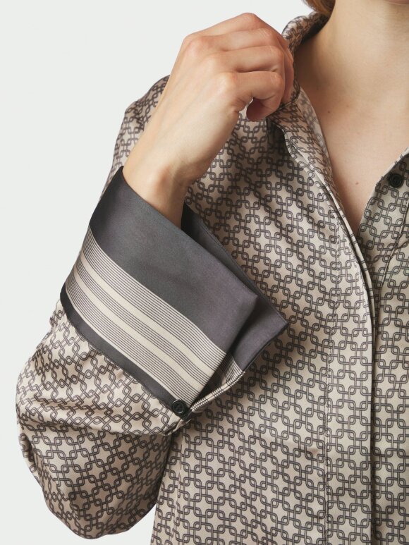 Neo Noir - Mistan Pattern Shirt Beige