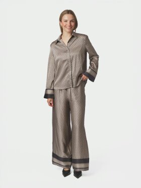 Neo Noir - Sora Pattern Pants Beige