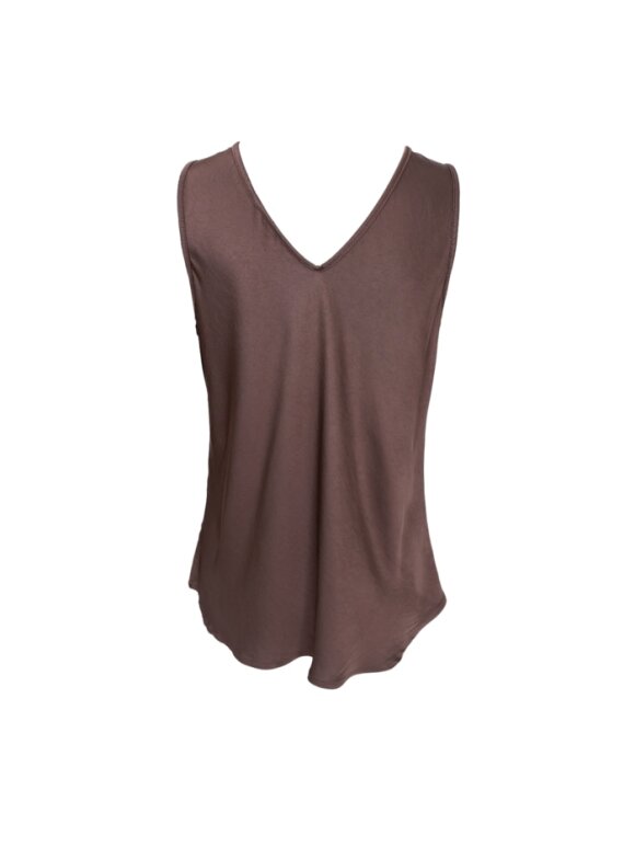 Black Colour - BCMabel Double V-Neck Top Coff