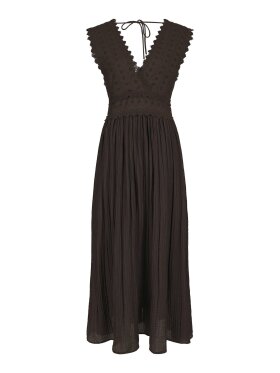 Neo Noir - Arista Lace Dress Dark Brown Neo Noir - Arista Lace Dress Dark Brown