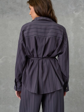 Love & Divine - Love1622 Shirts Grey stripes Love & Divine - Love1622 Shirts Grey stripes