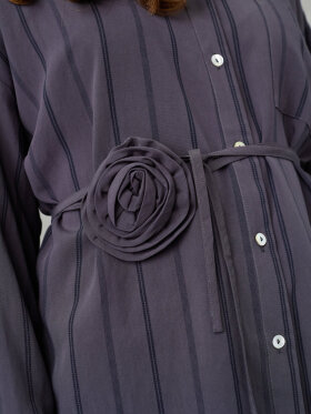 Love & Divine - Love1622 Shirts Grey stripes Love & Divine - Love1622 Shirts Grey stripes