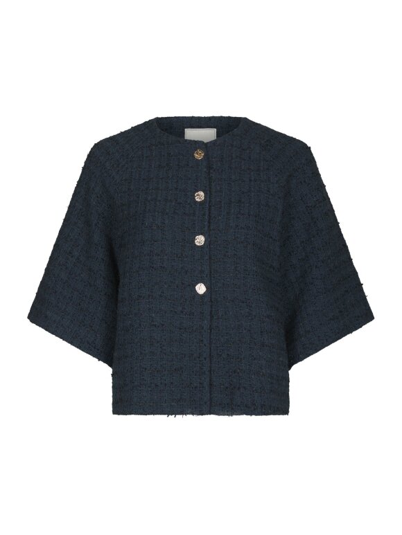 Neo Noir - Rosella Boucle mini Jacket Nav