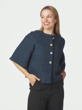 Neo Noir - Rosella Boucle mini Jacket Nav Neo Noir - Rosella Boucle mini Jacket Nav