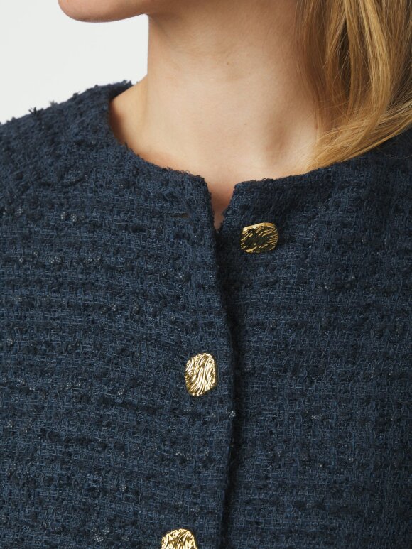 Neo Noir - Rosella Boucle mini Jacket Nav