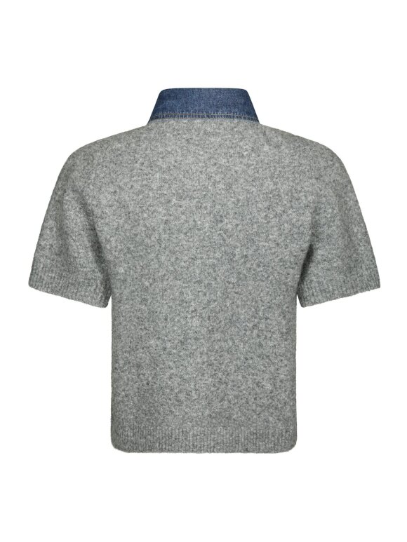 Neo Noir - Amoria Knit Cardigan Grey Mela