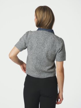Neo Noir - Amoria Knit Cardigan Grey Mela Neo Noir - Amoria Knit Cardigan Grey Mela