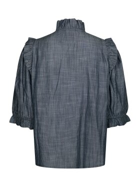 Neo Noir - Chaha Chambray Stripe Blouse
