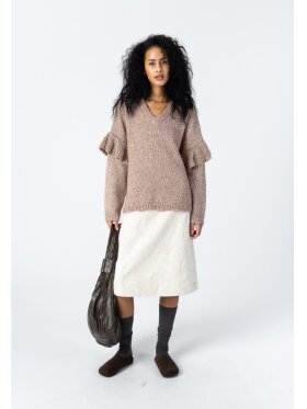 Coster Copenhagen - Knit with Ruffle on sleeves Coster Copenhagen - Knit with Ruffle on sleeves