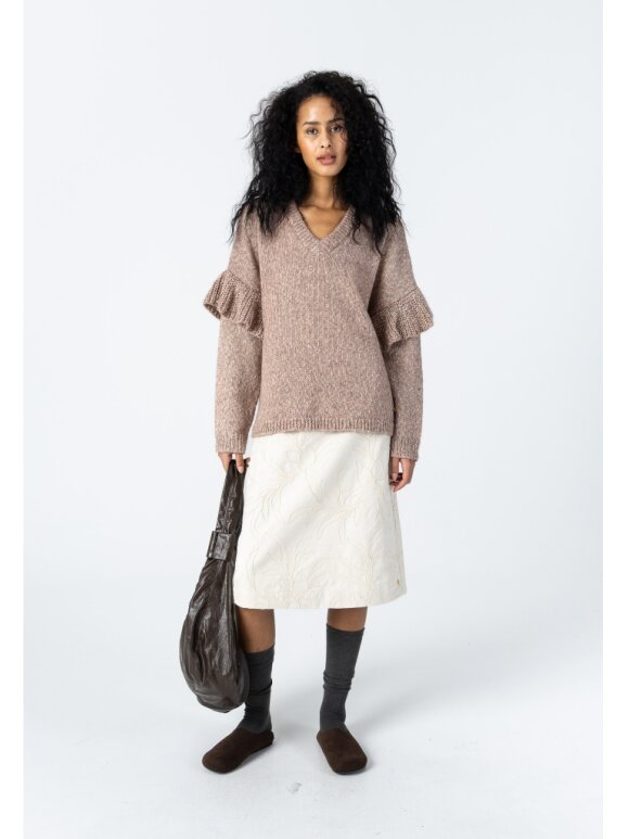 Coster Copenhagen - Knit with Ruffle on sleeves
