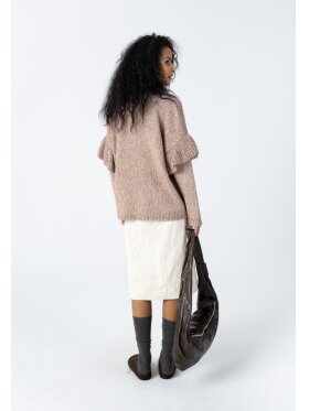 Coster Copenhagen - Knit with Ruffle on sleeves Coster Copenhagen - Knit with Ruffle on sleeves