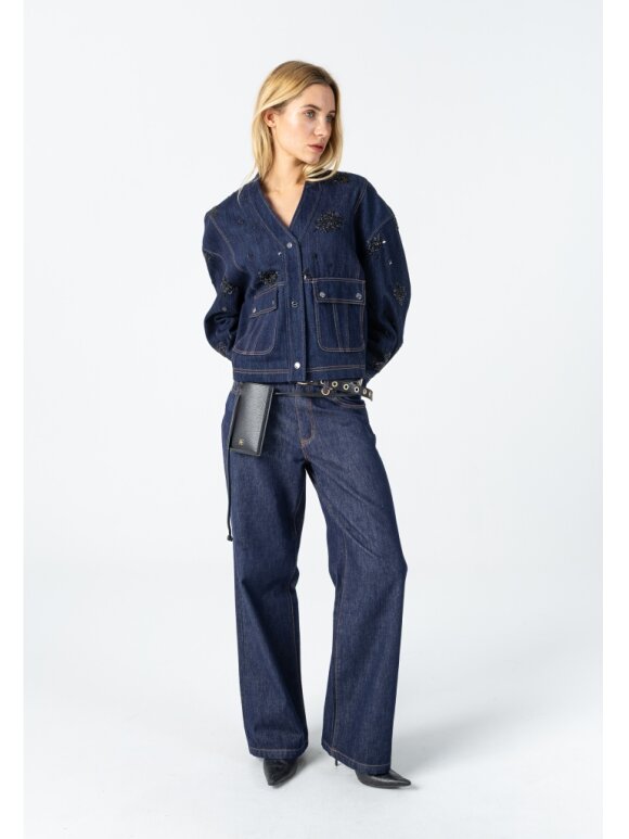 Coster Copenhagen - Denim Sequins jacket