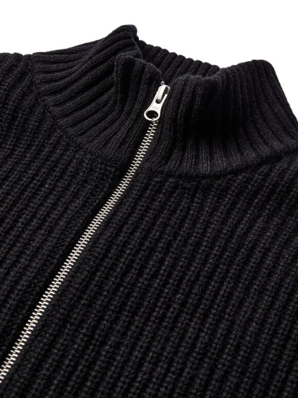 Anerkjendt - AKSinus Zip Wool Cardigan