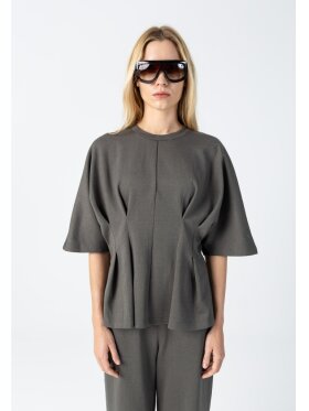 Coster Copenhagen - Jersey Blouse Moss Green Coster Copenhagen - Jersey Blouse Moss Green