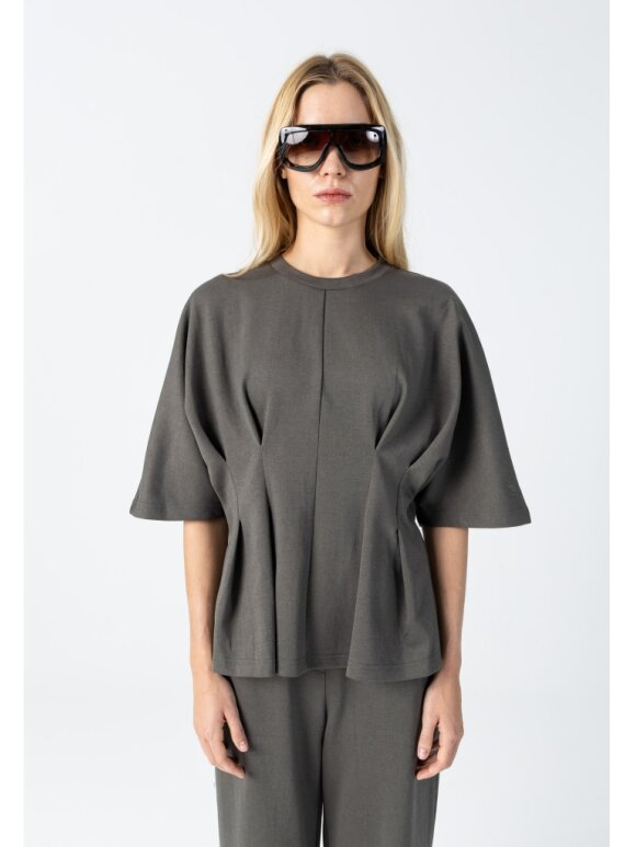 Coster Copenhagen - Jersey Blouse Moss Green