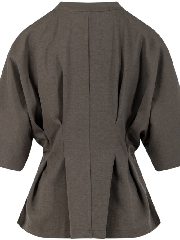 Coster Copenhagen - Jersey Blouse Moss Green