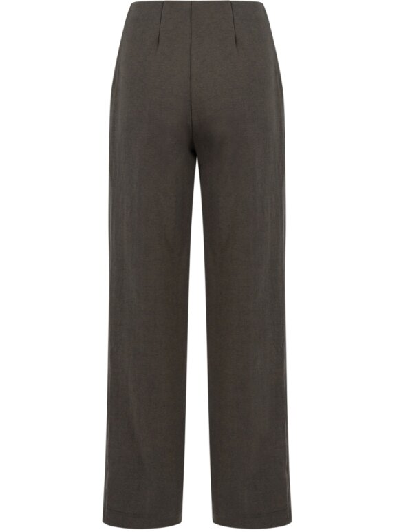 Coster Copenhagen - Jersey Pants sille fit Moss Green