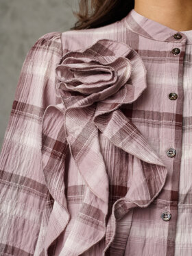 Love & Divine - Love1654 Shirt Rose Check Love & Divine - Love1654 Shirt Rose Check