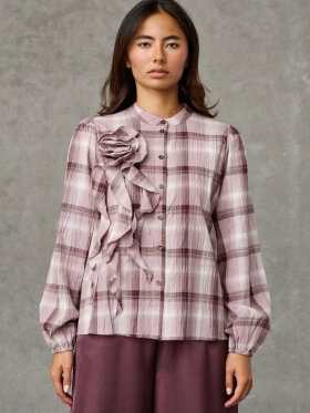 Love & Divine - Love1654 Shirt Rose Check Love & Divine - Love1654 Shirt Rose Check