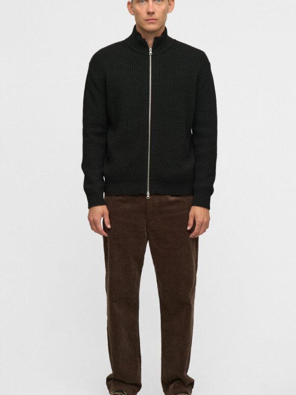 Anerkjendt - AKSinus Zip Wool Cardigan