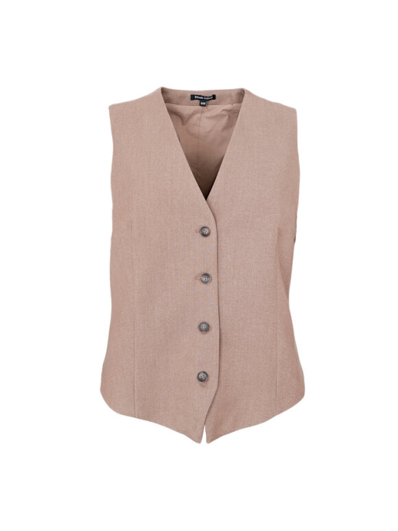 Black Colour - BCAmina Tailored Vest Latte
