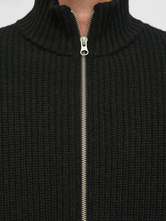 Anerkjendt - AKSinus Zip Wool Cardigan