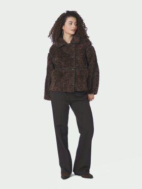 Neo Noir - Castor Faux Fur Jacket Brown Neo Noir - Castor Faux Fur Jacket Brown