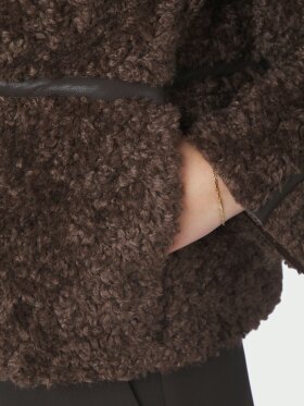 Neo Noir - Castor Faux Fur Jacket Brown Neo Noir - Castor Faux Fur Jacket Brown