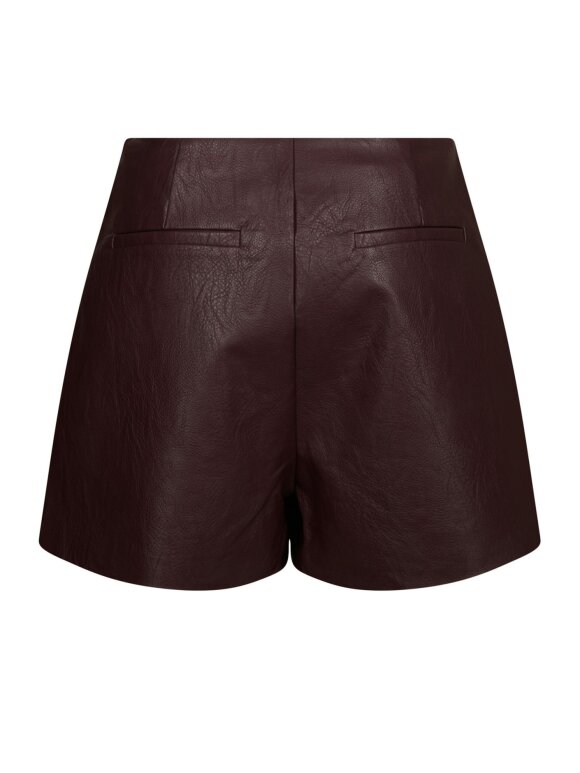 Neo Noir - Elayne Faux Leather Skorts Bor