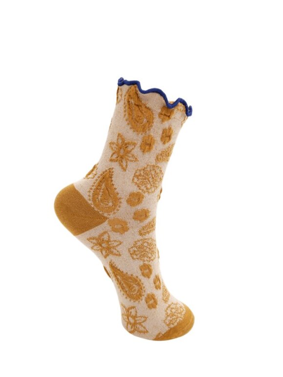 Black Colour - BCFlow Sock Mustard