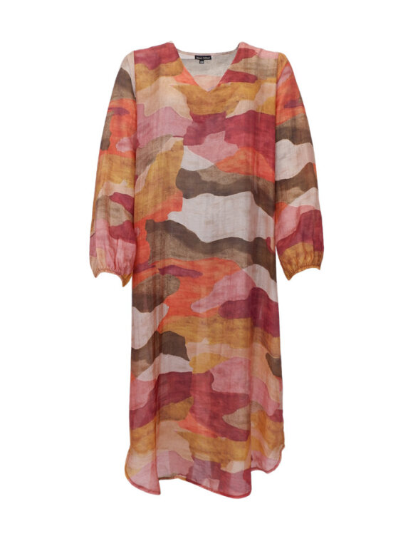 Black Colour - BCZella Sheer Dress Burnt Wine