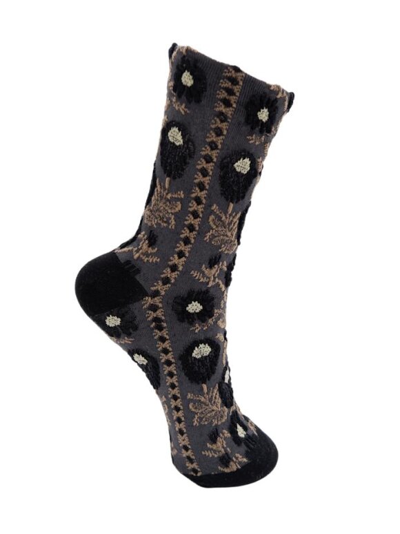 Black Colour - BCAbril Sock Dark Grey