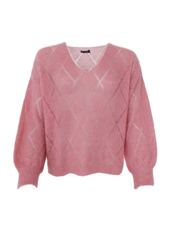 Black Colour - BCBjoerk Argyle Jumper Warm Ro