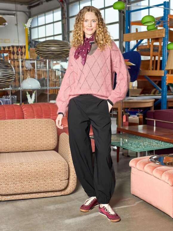 Black Colour - BCBjoerk Argyle Jumper Warm Ro