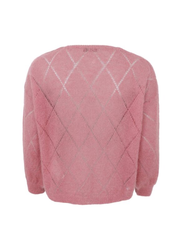 Black Colour - BCBjoerk Argyle Jumper Warm Ro