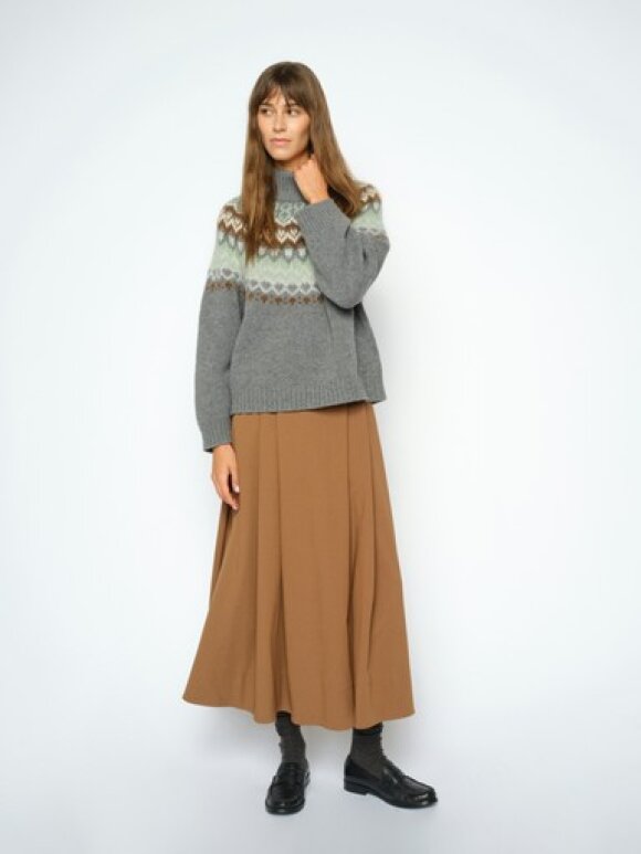 Mos Mosh - MMKit Sato Skirt Dark Camel